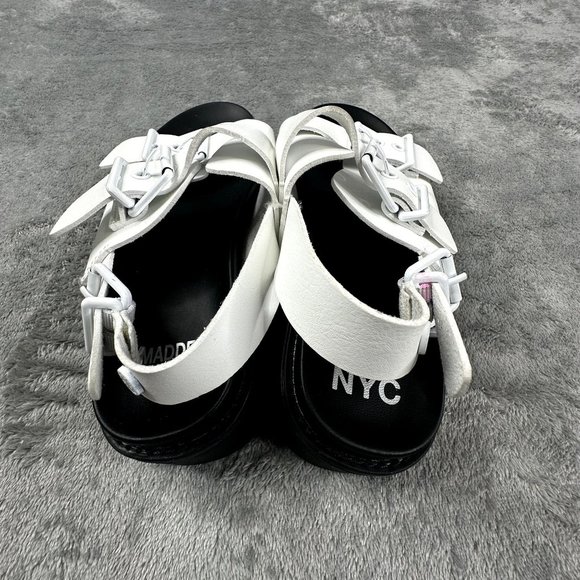 White‎ Sandals Madden NYC Size 3 NWOT - Picture 5 of 12